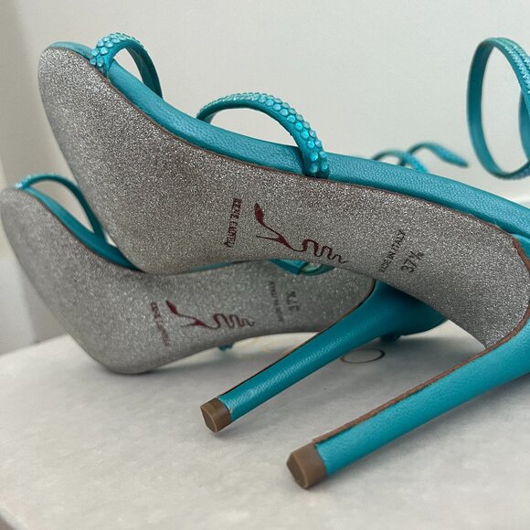 NWOB Rene Caovilla Cleo Ocean - Picture 4 of 6